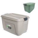 Ver imagem 1 de CAIXA ORGANIZADORA 50 LITROS MULTIUSO CONTAINER GRANDE EMPILHAVEL MULTUSO CASA QUARTO COZINHA
