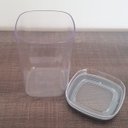 Ver mais imagens de Pote Com Vedação Hermética Organizador Com Tampa Em Silicone 1 Litro Natural