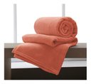 Ver imagem 1 de Manta Microfibra King Home Design - Terracota