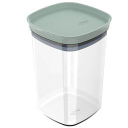 Pote Com Vedação Hermética Organizador Com Tampa Em Silicone 1 Litro Verde Menta - 1