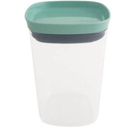 Pote Com Vedação Hermética Organizador Com Tampa Em Silicone 1 Litro Verde Menta - 8