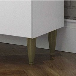 Cristaleira 2 Portas em Vidro 2 Gavetas Liz Móveis Henn - 5