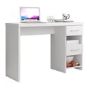 Ver imagem 2 de Mesa Escrivaninha para Computador/Notebook Germai Duna Branco Acetinado