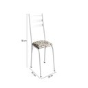 Ver imagem 2 de Kit 2 Cadeiras para Sala de Jantar Milla Branco/Madeira Cedro