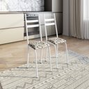 Ver imagem 3 de Kit 2 Cadeiras para Sala de Jantar Milla Branco/Madeira Cedro