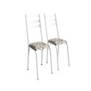 Ver imagem 1 de Kit 2 Cadeiras para Sala de Jantar Milla Branco/Madeira Cedro