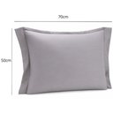 Ver imagem 3 de Kit 2 Fronhas Travesseiro 50x70cm Brisa Lyor 200 Fios Cinza