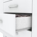 Ver imagem 5 de Guarda Roupa Casal Caju 6 Portas e Penteadeira Daila com Led Branco - Henn