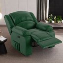 Ver imagem 2 de Poltrona do Papai Reclinável Sala de Cinema Barcelona Manual Pu Verde Musgo G23 Encantum