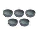 Ver imagem 1 de Kit 5 Cumbuca Pedra Sabão Tigela Bowl Para Caldo Sopa 350ml