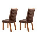 Ver imagem 3 de Conjunto com 2 Cadeiras Lira MDF para Sala de Jantar Moderna Mobília