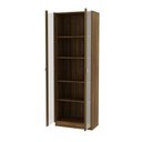 Ver imagem 6 de Cristaleira Sala de Jantar 2 Portas Vidro e 5 Prateleiras Graciela T02-D'Rossi