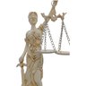 Estátua Dama Da Justiça Têmis Deusa 25cm Símbolo Do Direito - 5