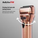 Ver imagem 2 de Babylisspro Fxone Rosefx Barbeador Duplo de Foil com Cabeça Móvel