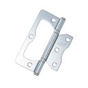 Ver imagem 2 de Kit 3 Dobradiça Sobrepor para Porta Cromada 4" X 3" - Loth