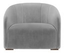 Ver imagem 2 de Poltrona Decorativa Julia - Cinza - Ecotec Decor