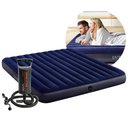 Ver imagem 2 de Colchão Inflável Casal King 203cm X 183cm Dura Beam Downy Aveludado 272kg com Bomba Manual Intex