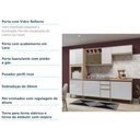 Ver imagem 5 de Cozinha Completa Modulada 5 Peças com Torre Microondas Armário e Balcão Mel Luciane Móveis