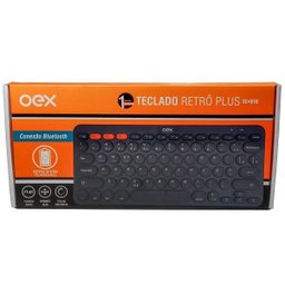 Teclado sem Fio Retro Plus Preto Oex Tc510 - 1