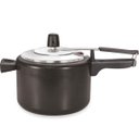 Ver imagem 3 de Panela Pressão Preta com tampa Polida 3,5 Litros Fortaleza