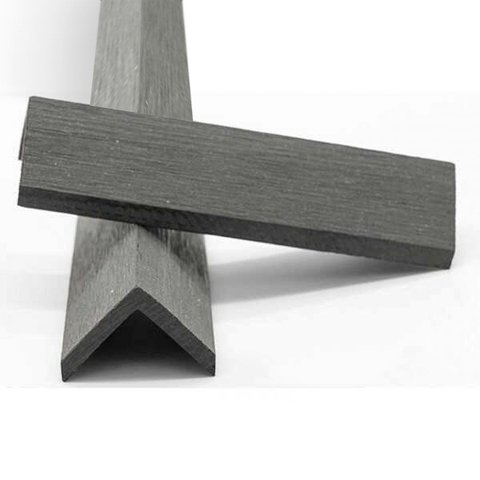 Cantoneira para Deck Wpc Cinza Claro 290cm X 5,5cm X 5cm Rm Decor
