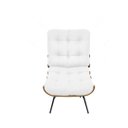 Ver imagem 2 de Poltrona Costela Suede Branco