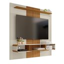 Ver imagem 3 de Painel para com Porta Damadine Off White Cinamomo Pintura 3d Ripada