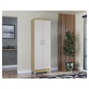 Ver imagem 2 de Armário Multiuso 2 Portas Damasco Off White - Poquema