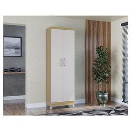 Armário Multiuso 2 Portas Damasco Off White - Poquema - 2
