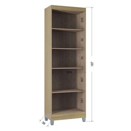 Armário Multiuso 2 Portas Damasco Off White - Poquema - 3