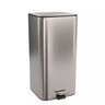 Lixeira Deca Quadrada com Pedal Suprema Inox 28l – 1005.qua.28.inx - 1