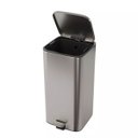 Ver imagem 2 de Lixeira Deca Quadrada com Pedal Suprema Inox 28l – 1005.qua.28.inx