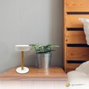 Ver imagem 4 de Luminária de Mesa Abajur Luna 3w Led Multicor 3k/4k/6k Touch Branco