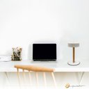 Ver imagem 5 de Luminária de Mesa Abajur Luna 3w Led Multicor 3k/4k/6k Touch Branco