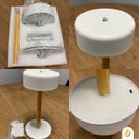 Ver imagem 3 de Luminária de Mesa Abajur Luna 3w Led Multicor 3k/4k/6k Touch Branco