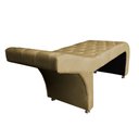 Ver imagem 4 de Maca Estética Capitonê com Escada e Almofada Veludo Dourado - Ninho Decor