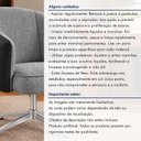 Ver mais imagens de Poltrona Giratória Linho Premium Base Alumínio Juliana