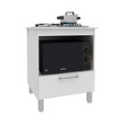 Ver imagem 2 de Armário de Cozinha para Cooktop Iara 1 Porta Branco - Jcarvalho