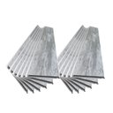 Ver imagem 2 de Kit 12 barras Forro Teto Leve Base de Polímero Pead Cement White 295cm X 25cm 0,7cm de Espessura Formaco Decor