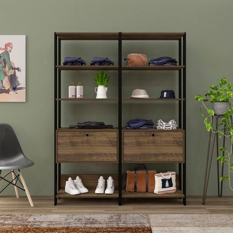 Conjunto Sala de Estar: 2 Estantes Match 4223