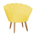 Ver imagem 1 de Poltrona Pétala Pés Palitos Sala Recepção Suede - S.a Móveis Estopar Poltrona Pétala Suede Suede Ama