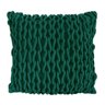 Capa Almofada Ponto Croche Verde 50x50 Boholar - 1