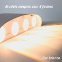 Ver imagem 4 de Arandela Led 8w Efeito 8 Fachos Branco Quente 3000-3500k Acabamento Branco Biv Marca Hitec