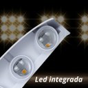 Ver imagem 6 de Arandela Led 8w Efeito 8 Fachos Branco Quente 3000-3500k Acabamento Branco Biv Marca Hitec