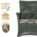 Ver imagem 3 de 2 Poltronas e 1 Mesa Igapó Alumínio Fendi Corda Náutica E6 Verde