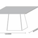 Ver imagem 1 de Mesa Jantar 4 Lugares Jasmin 1,20m Ype Off White
