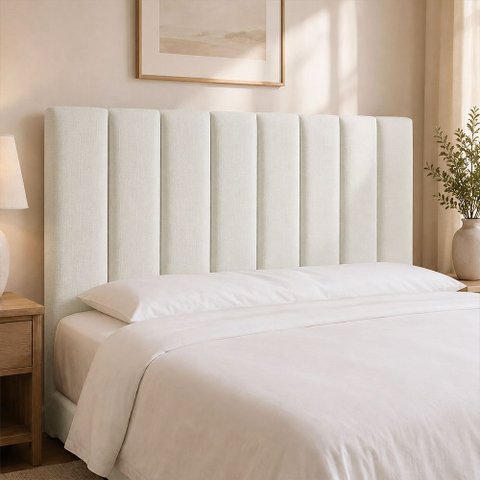 Cabeceira para Cama Box Queen 160cm Cory Facto Off White - Sallar Home