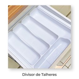 Cozinha Completa Modulada Jessica Tuboarte 100% MDF Premium com 2 Balcões Independentes 10 Portas e  - 8
