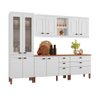 Cozinha Completa Modulada Jessica Tuboarte 100% MDF Premium com 2 Balcões Independentes 10 Portas e  - 2