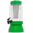 Ver imagem 1 de Torre Cervejeira de Vidro Com Dispenser de Gelo 3 L - Verde